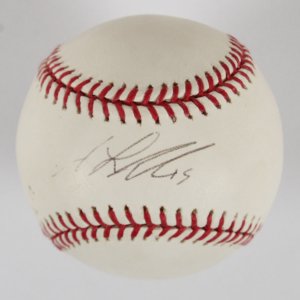 Andy La Roche Signed Baseball COA MLB Pittsburgh Pirates