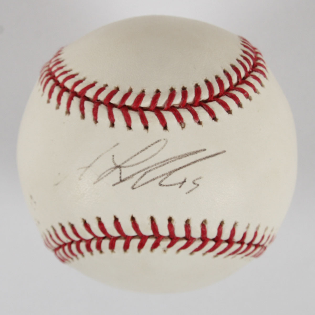 Andy La Roche Signed Baseball COA MLB Pittsburgh Pirates