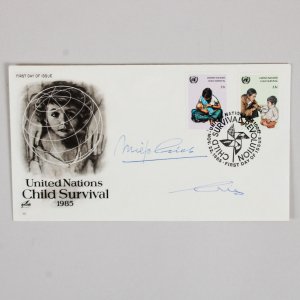 Miep Gies Signed Cachet - COA JSA