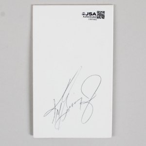 Ken Griffey Jr. Signed Cut Mariners - COA JSA