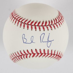 Brendan Rodgers Signed OML Baseball Colorado Rockies MLB Hologram