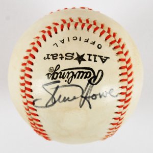 Steve Howe Signed Baseball COA JSA