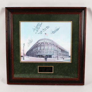 Don Newcombe Signed Lithograph w/ Other Dodgers - COA PSA/DNA