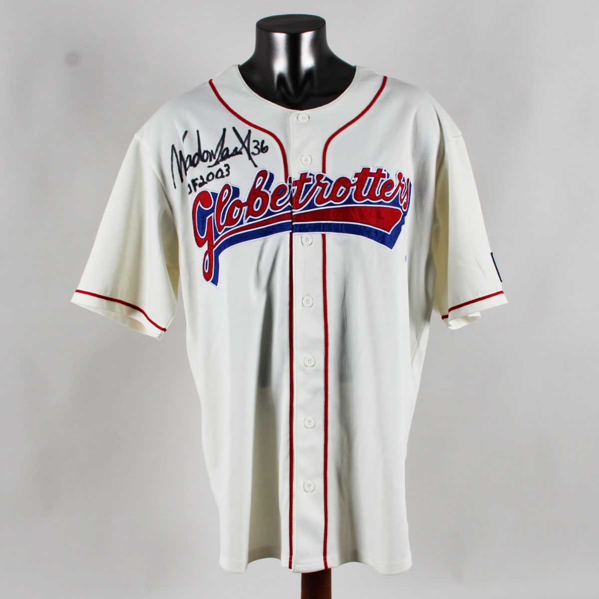 Meadowlark Lemon Signed Harlem Globetrotters Jersey COA Legacy Foundation