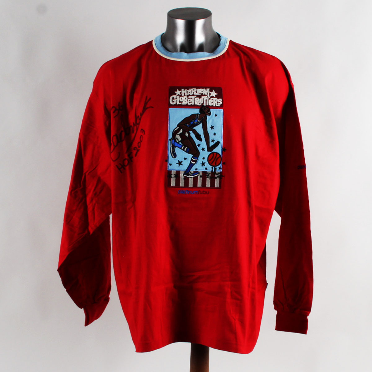 Meadowlark Lemon Signed Custom Made Sweatshirt XXL COA Legacy Foundation