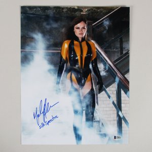 Malin Akerman Signed Photo 11x14 Watchmen - COA BAS