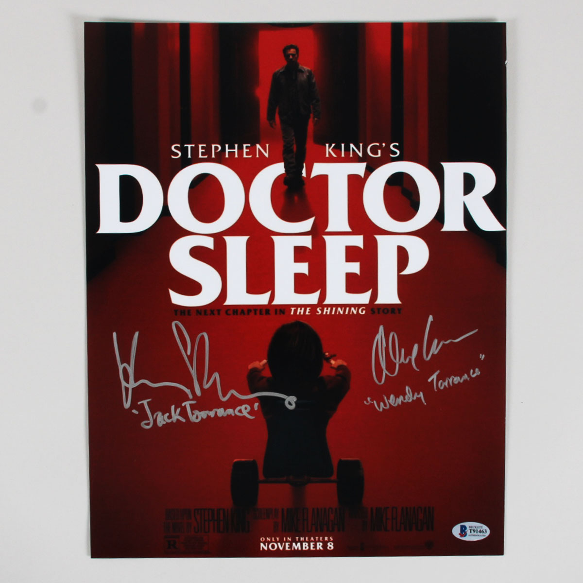 Alex Essoe & Henry Thomas Signed Photo 11x14 Doctor Sleep - COA BAS