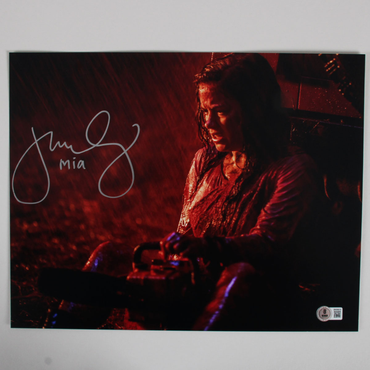 Jane Levy Signed Photo 11x14 Evil Dead - COA BAS
