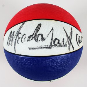 Meadowlark Lemon Signed Basketball w/ Curly Neal Harlem Globetrotters - COA Legacy Foundation