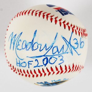 Meadowlark Lemon Signed Baseball Harlem Globetrotters – COA Legacy Foundation