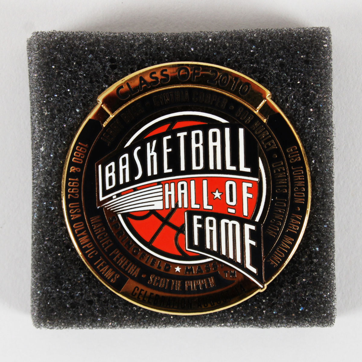 Meadowlark Lemon HOF Pin Harlem Globetrotters Class of 2010 – COA Legacy Foundation