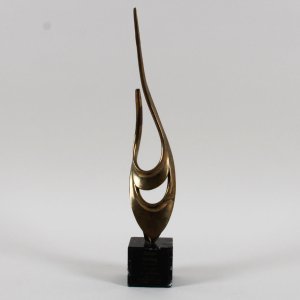 Julius Erving Bronze Sculpture 18" Fan Recognition Award 1986