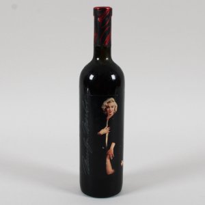 Marilyn Merlot Collectible 1999 Wine Bottle Napa Valley.