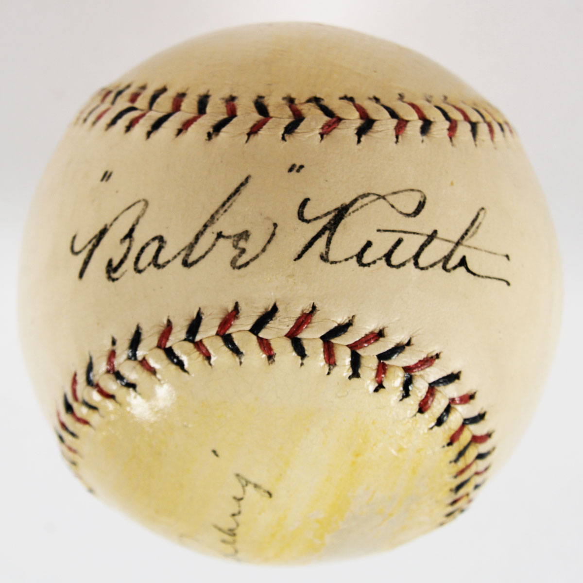 Babe Ruth & Lou Gehrig Signed Baseball Yankees - COA PSA/DNA