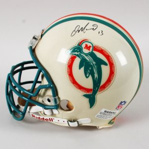 Dan Marino Signed Full Size Riddell Helmet Upper Deck COA