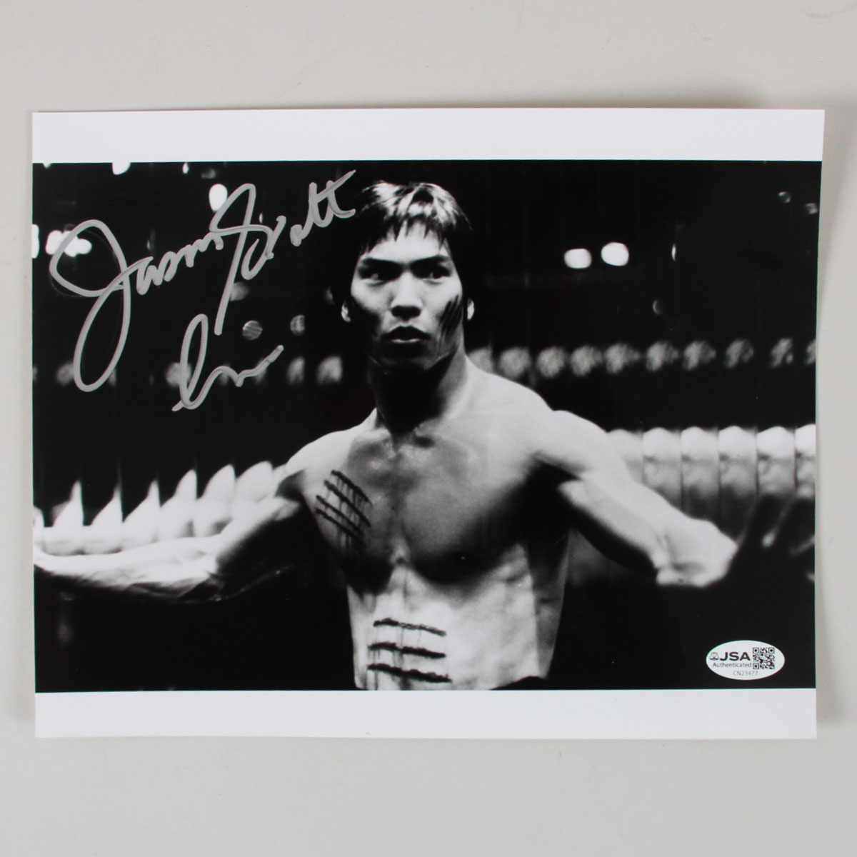 Jason Scott Lee Signed Photo 8x10 Dragon: The Bruce Lee Story - COA JSA