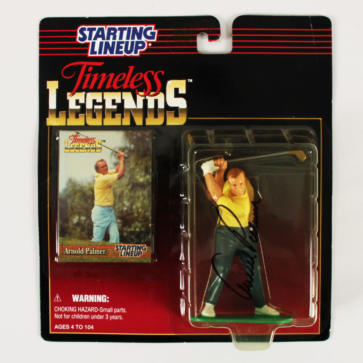 Arnold Palmer Signed Starting Lineup Timeless Legends - COA JSA