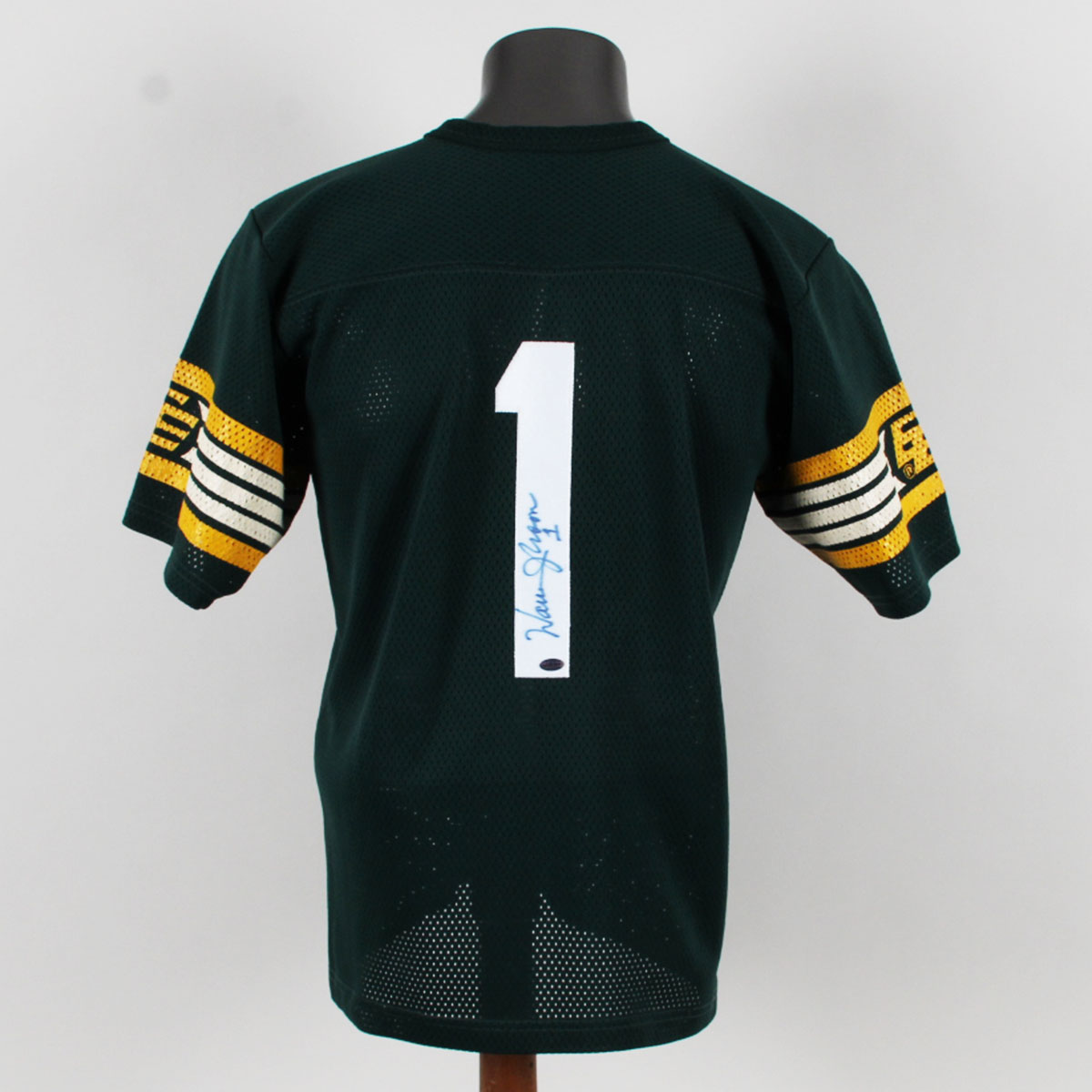 Warren Moon Signed Jersey Edmonton Elks Eskimos - COA GTSM