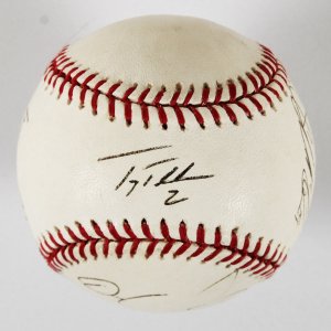Colorado Rockies Team Signed Baseball (8) Signatures w/Nolan Arenado, Justin Morneau, etc. - COA JSA #CN23432