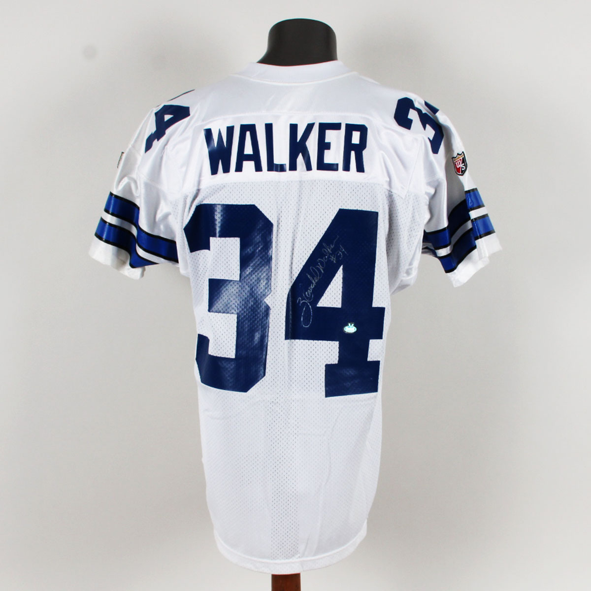 Herschel Walker Signed Jersey Cowboys - COA Triumph Hologram