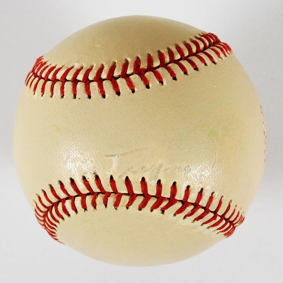 Pie Traynor Signed Vintage Baseball Pittsburgh Pirates - COA JSA