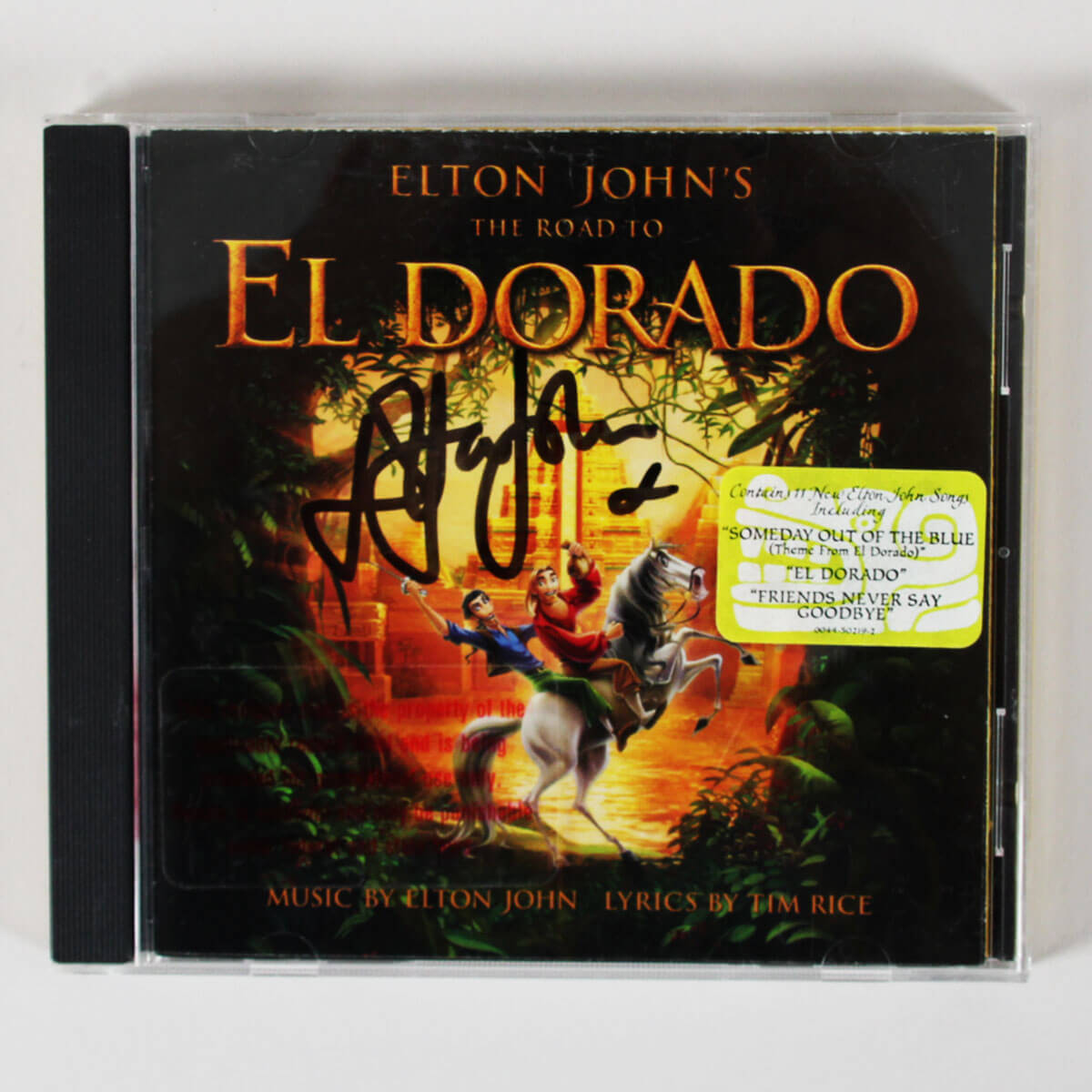 Elton John Signed CD El Dorado - COA JSA