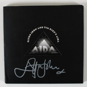 Elton John Signed CD Bookplate - COA JSA