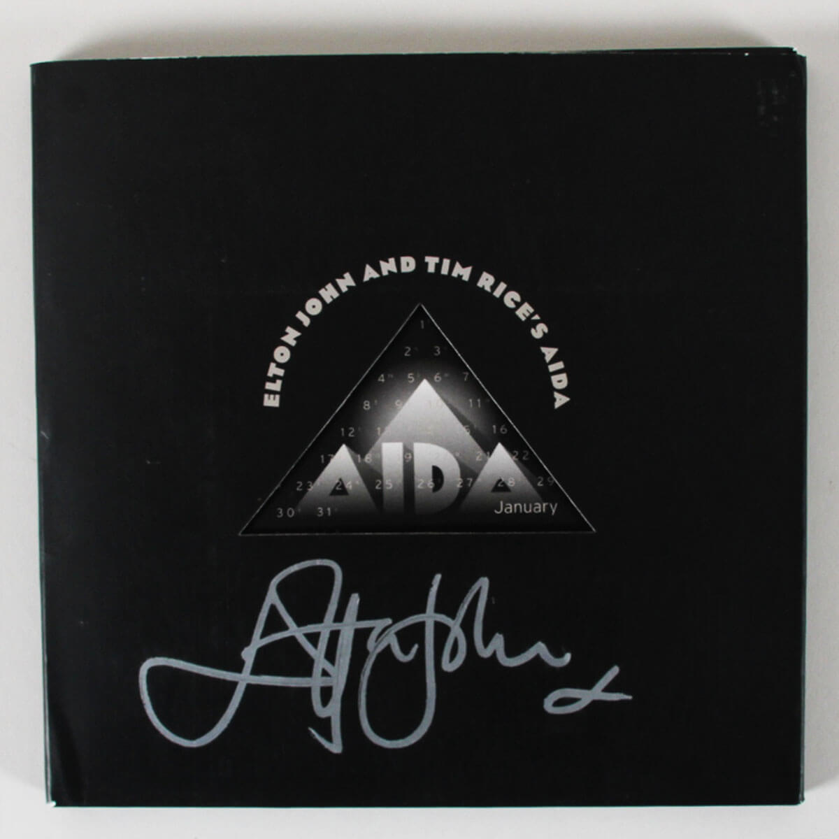 Elton John Signed CD Bookplate - COA JSA