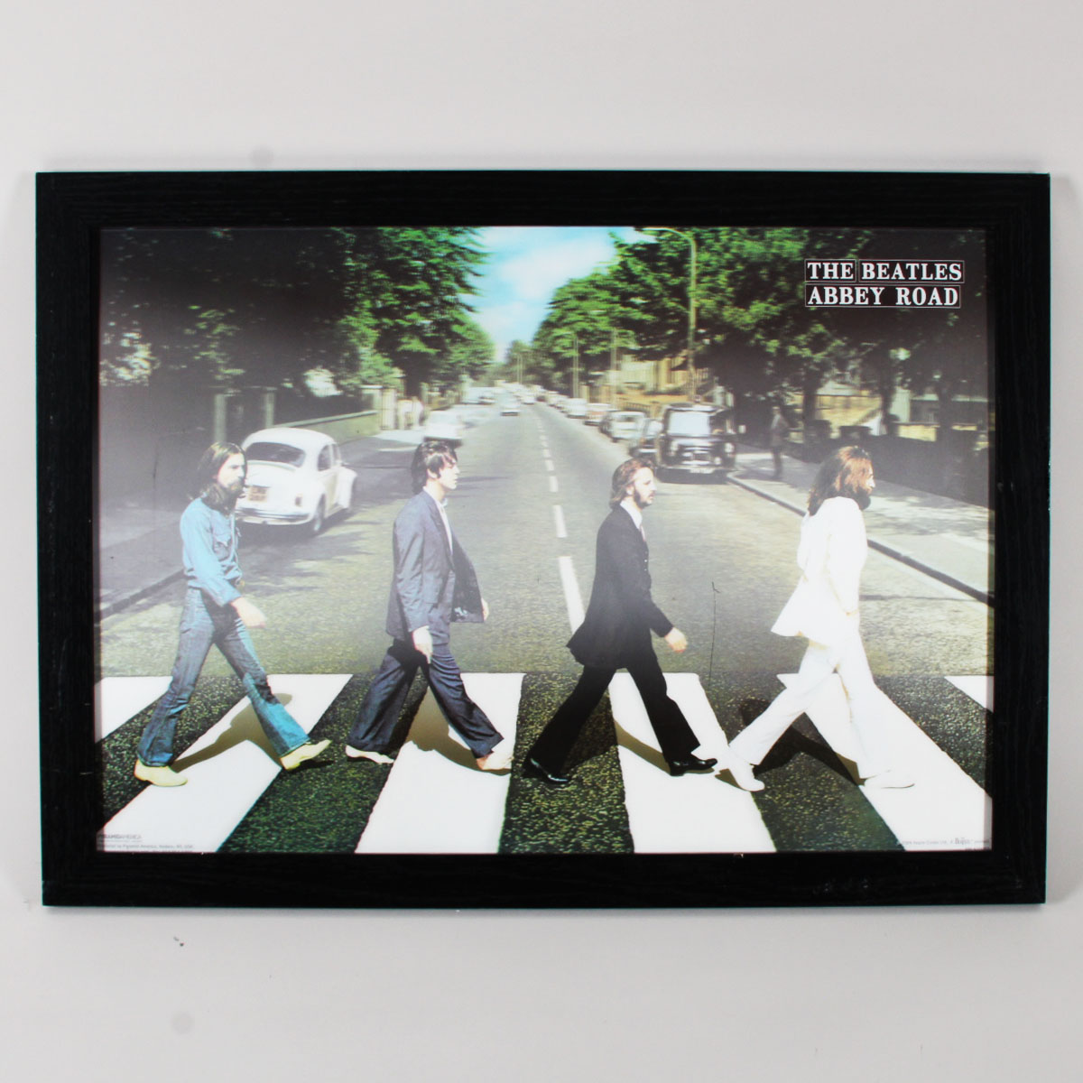 The Beatles Framed 3D Holographic Picture Abbey Road Photo image by Pyramid 21 x 29