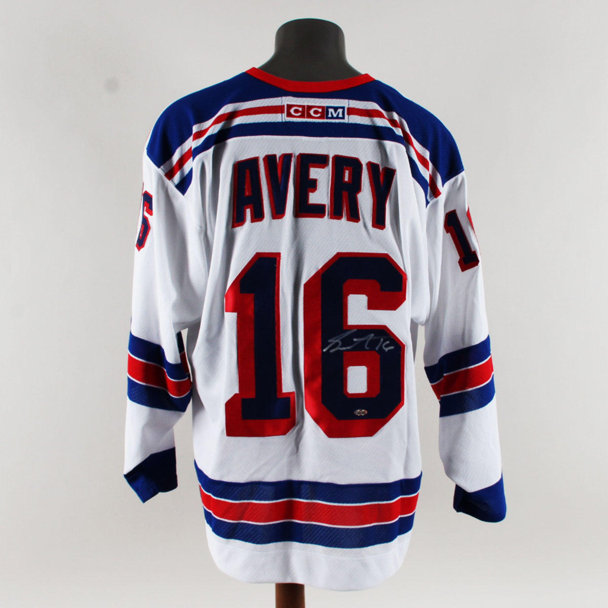 Sean Avery Signed New York Rangers CCM Jersey COA Steiner Sports