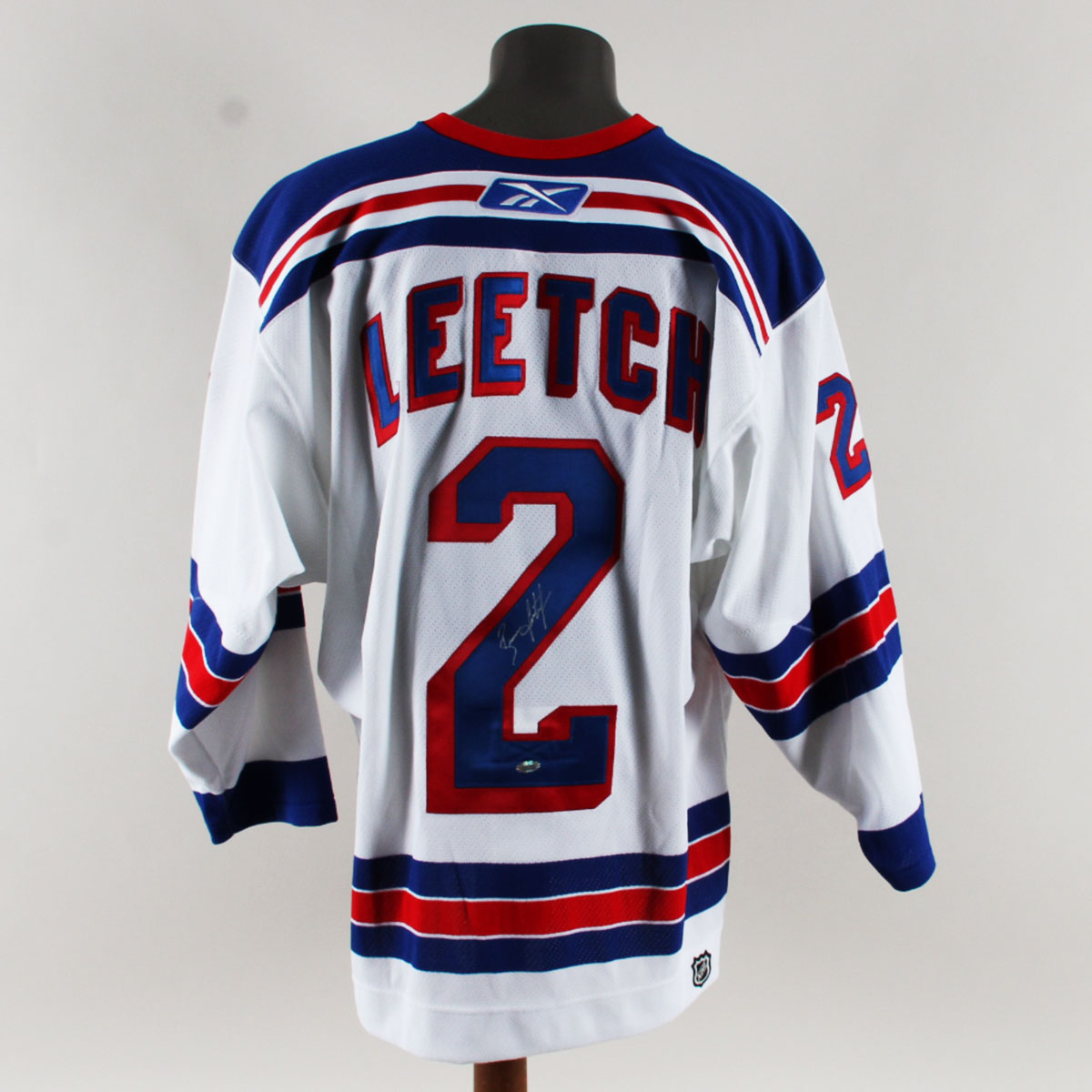 Brian Leetch Signed New York Rangers Authentic Jersey COA Steiner Sports