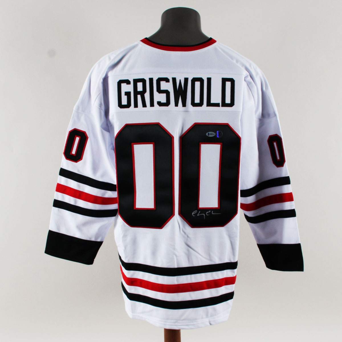 Chevy Chase Clark Griswold Signed Custom Jersey XL COA Beckett