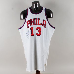 Wilt Chamberlain Signed Jersey Inscribed 100 Pts Game 3/2/62 COA Beckett