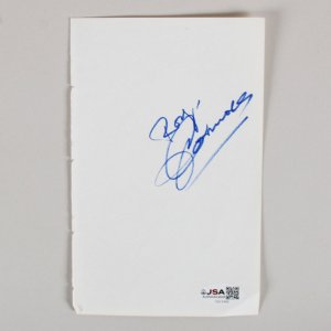 Jimmy Connors Signed 4 x 6 1/2 Paper Tennis Great COA JSA