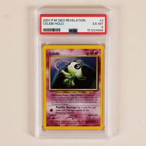 2001 Pokemon Neo Revelation Celebi Holo Graded Card #3 PSA 6