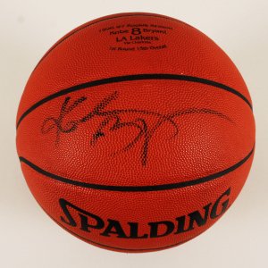Kobe Bryant Signed Basketball Rookie Spalding Game Ball COA JSA & PSA/DNA