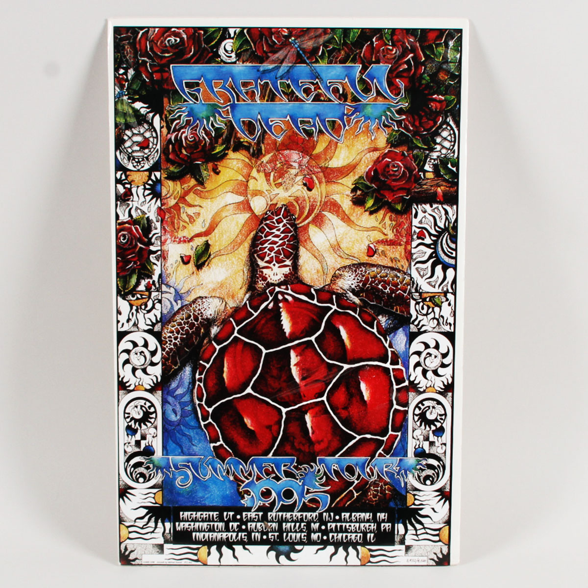 1995 Grateful Dead Summer Tour Concert Poster 15 1/2 x 24 1/2
