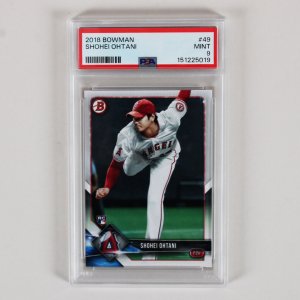 2018 Bowman Shohei Ohtani Graded Rookie Card RC #49 PSA 9
