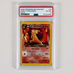 2002 Pokemon Neo Destiny Dark Typhlosion Holo Graded Card #10 PSA 6