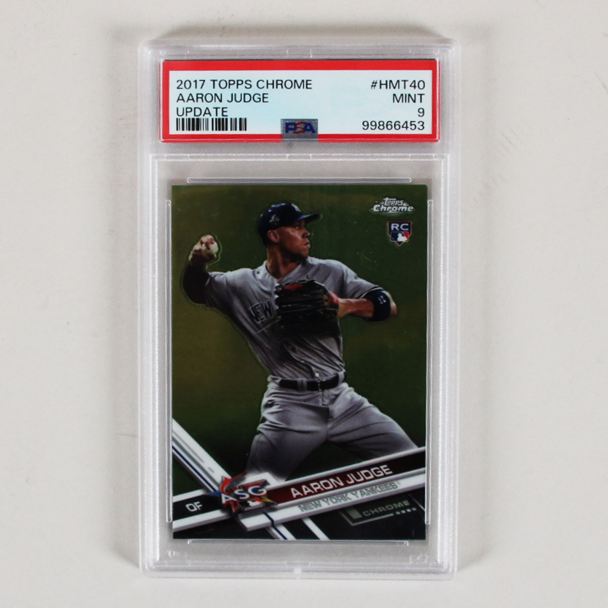 2017 Topps Chrome Aaron Judge #HMT40 Update PSA 9 MINT