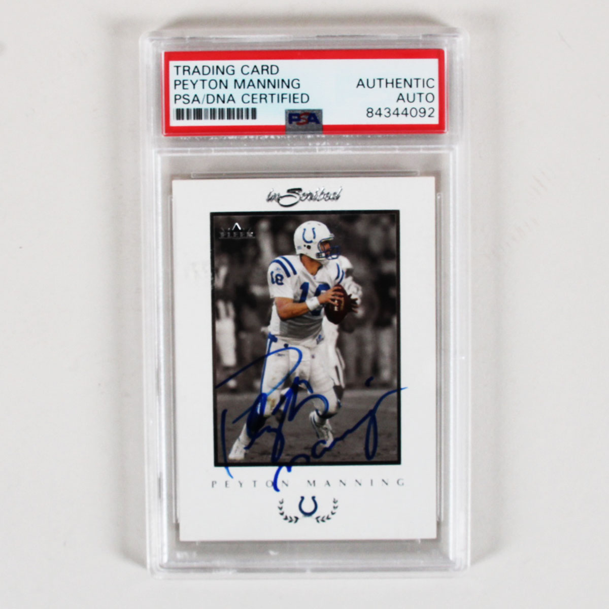 2004 Fleer Peyton Manning Signed PSA Certified Autographed Trading Card