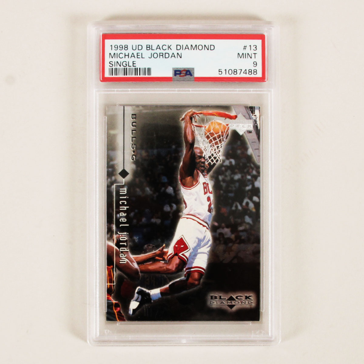 1998 Upper Deck Michael Jordan Black Diamond #13 PSA 9 MINT