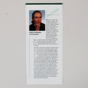 Jane Goodall Signed Magazine Article - COA JSA