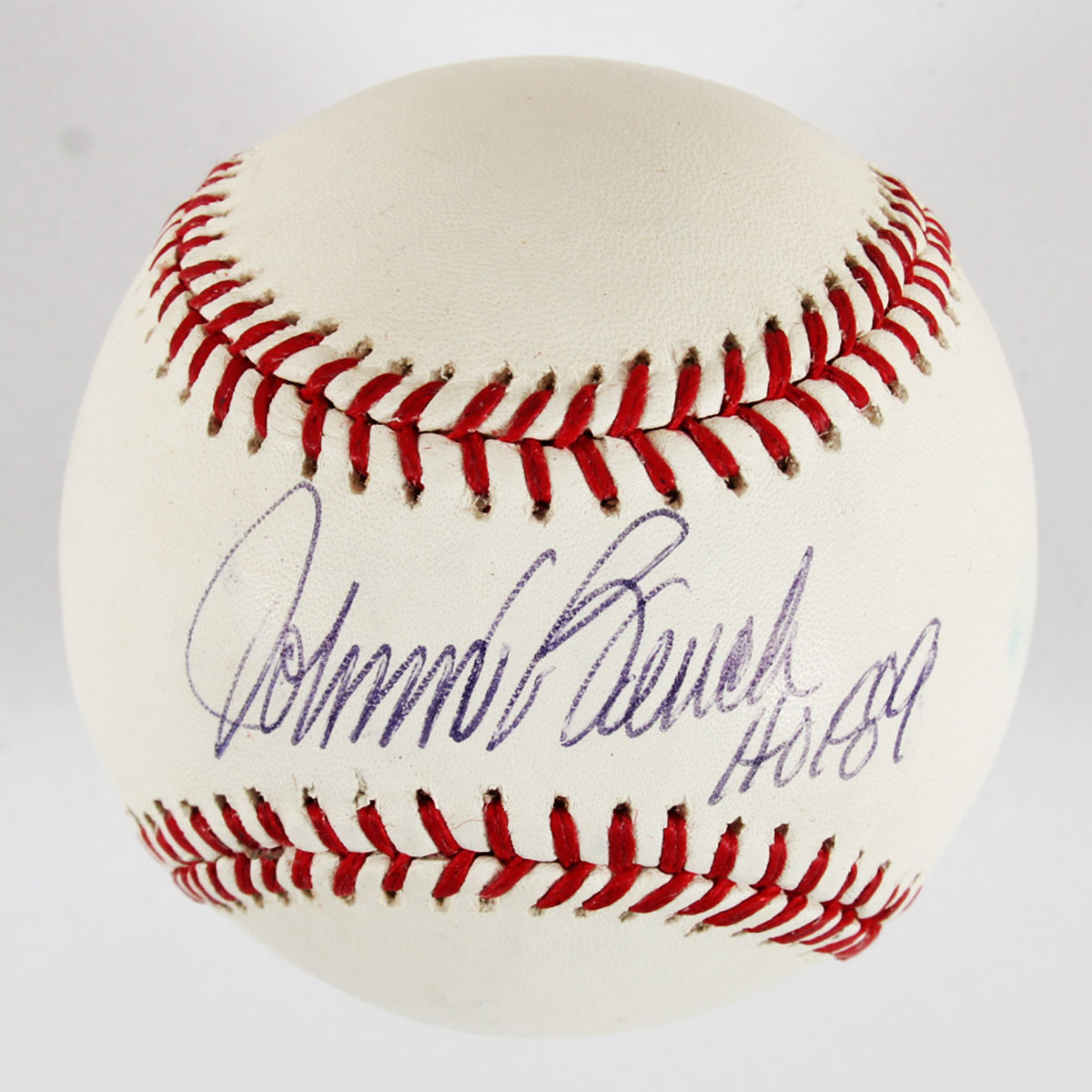 Johnny Bench Signed Baseball Reds Inscribed HOF '89 - COA PSA/DNA