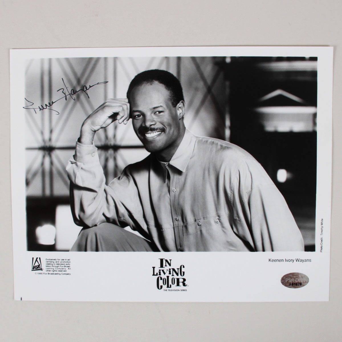 Keenen Ivory Wayans Signed Photo 8x10 In Living Color - COA PSA/DNA
