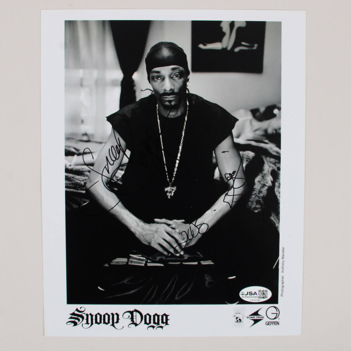 Snoop Dogg Signed Photo 8x10 - COA JSA