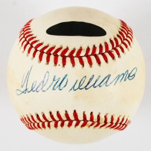 Ted Williams Signed Baseball Red Sox - COA PSA/DNA Graded