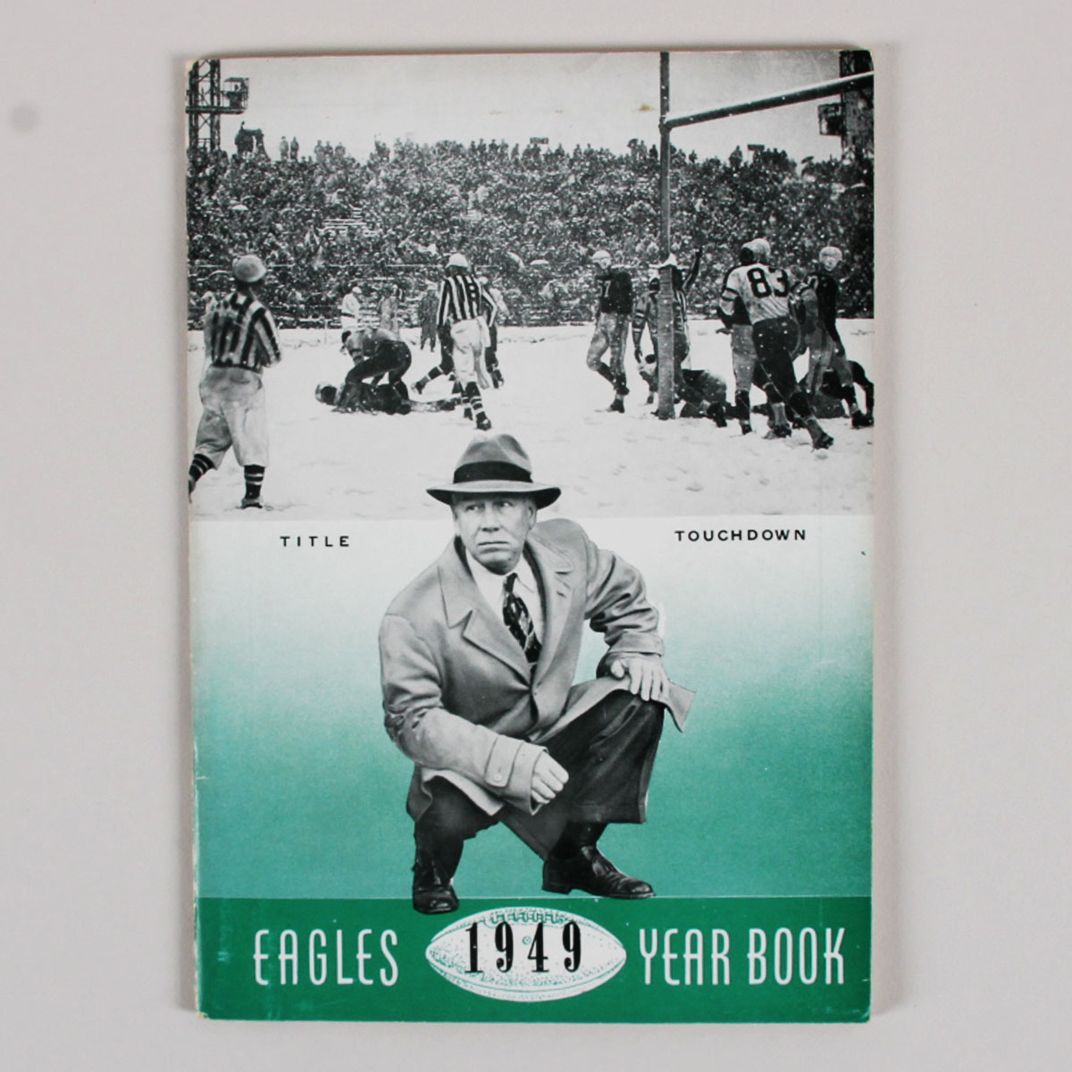 1949 Philadelphia Eagles Football Yearbook, Steve Van Buren EX/MT