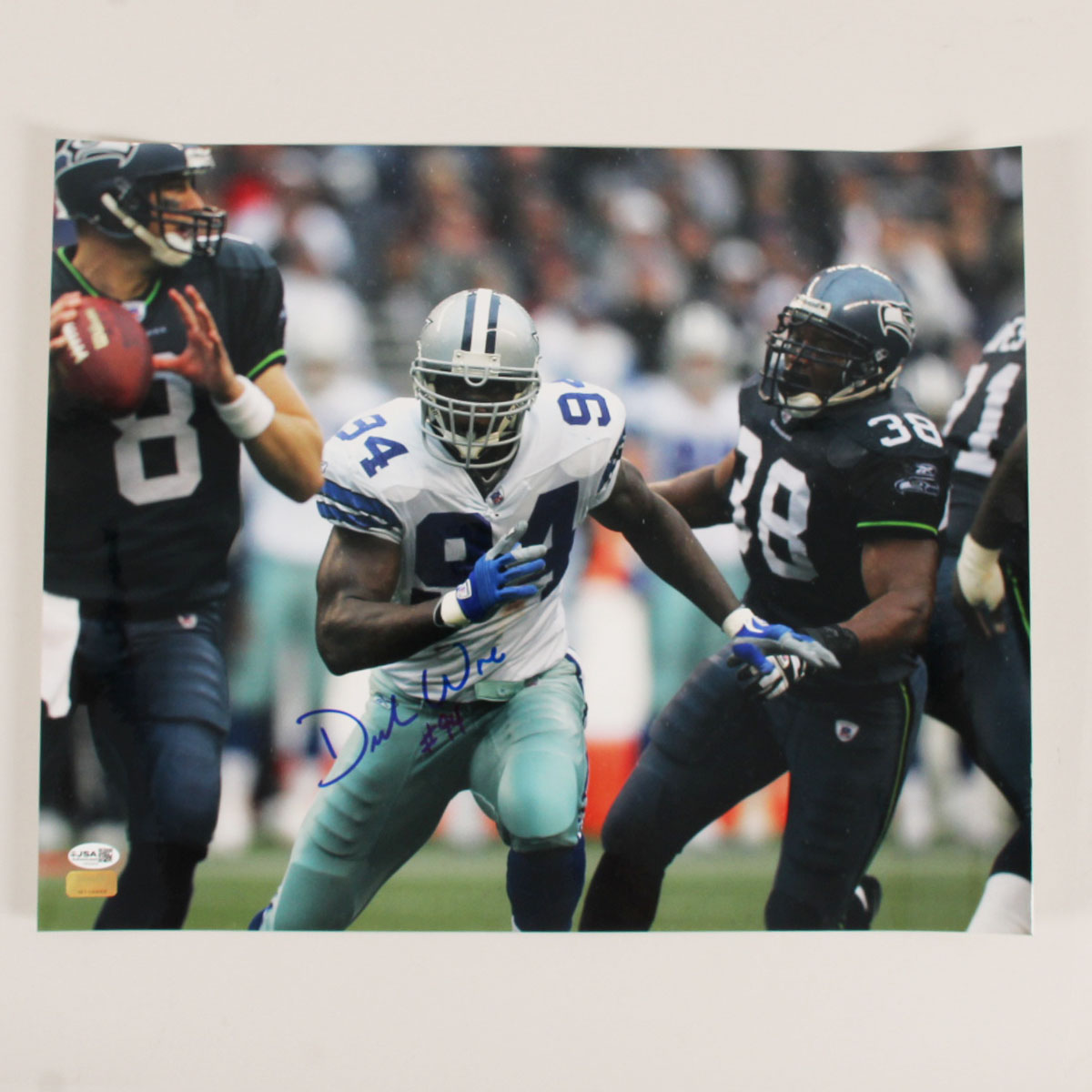 DeMarcus Ware Signed Photo 16x20 Cowboys - COA JSA