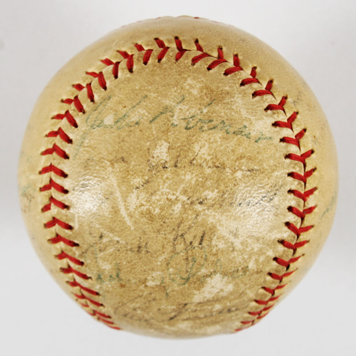 1955 Brooklyn Dodgers Team Signed Baseball 24 Signatures Jackie Robinson, Roy Campanella, Sandy Koufax etc. - LOA JSA